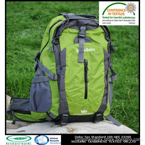 Recycled bottle polyester PVC coated oxford fabric 600D *600D bag fabric